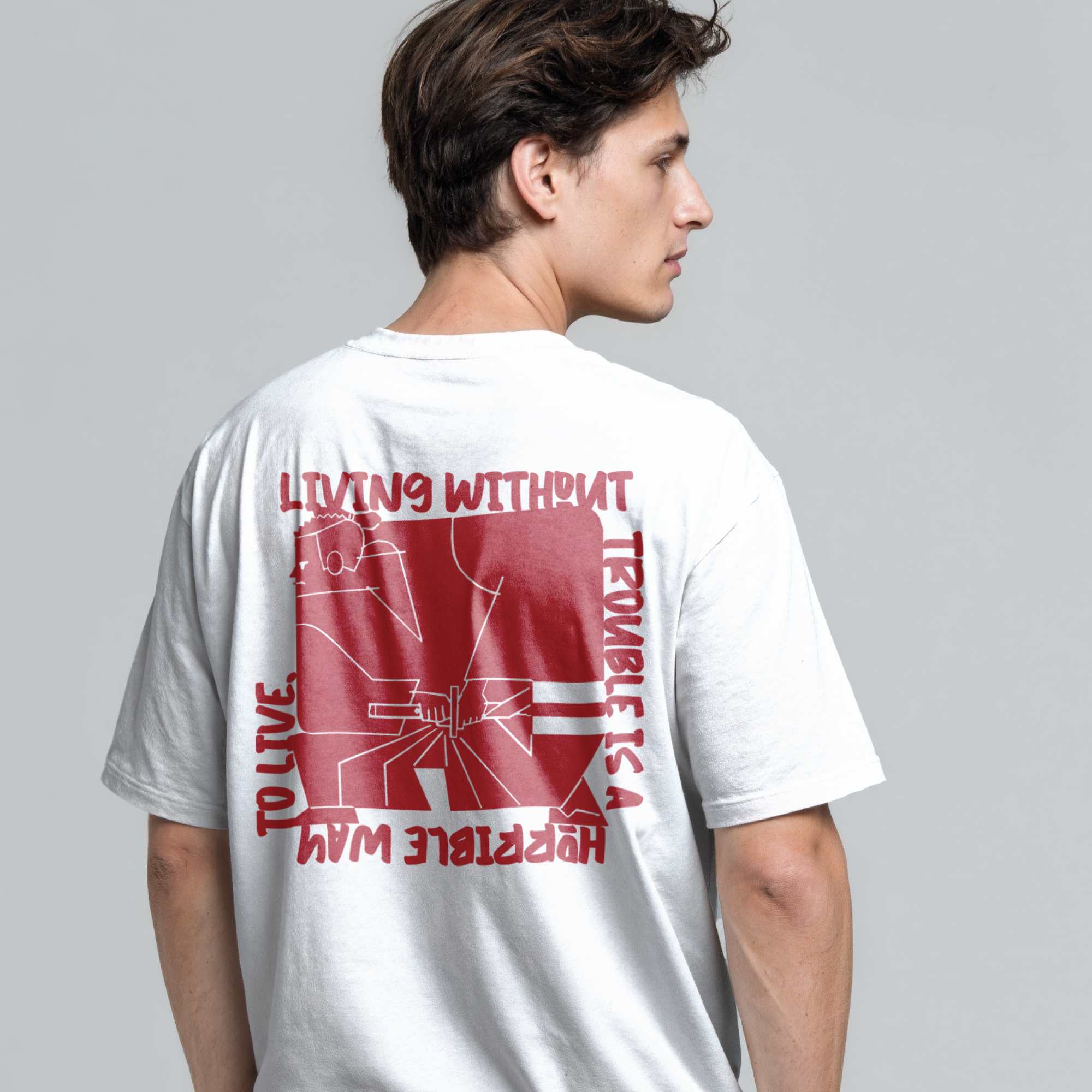 Trouble Life - Red (Unisex)